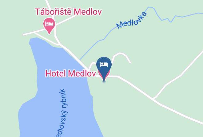 Zdar Nad Sazavou - Hotel Medlov Maps