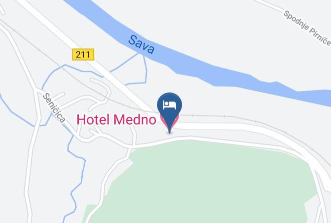 Ljubljana - Hotel Medno Maps