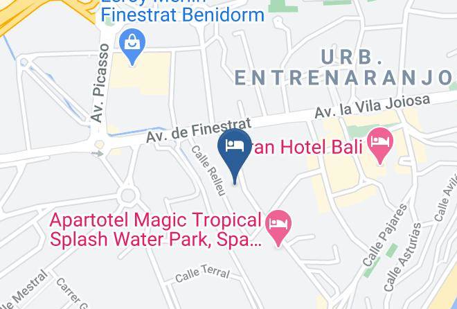 Alicante - Hotel Medsur Alone Maps