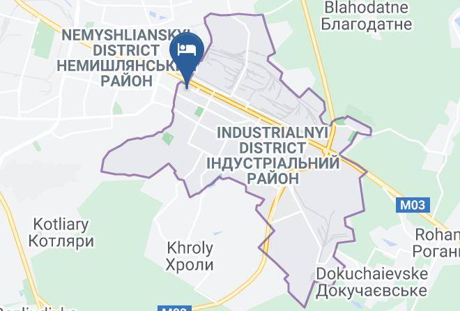 Kharkiv - Hotel Meduza Maps