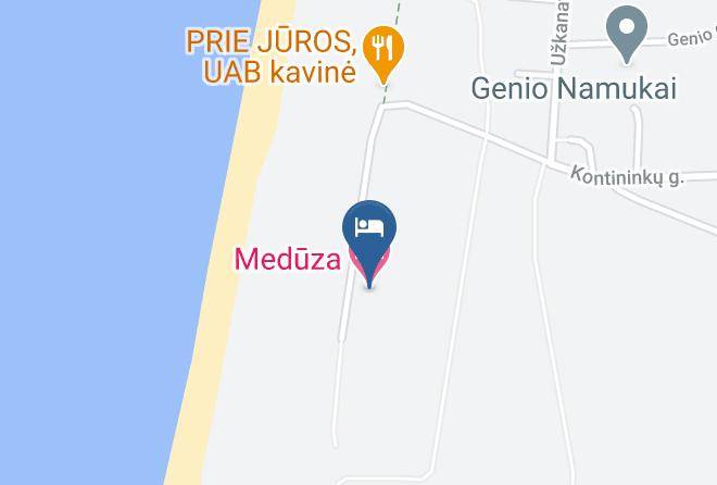 Palanga - Hotel Meduza Maps