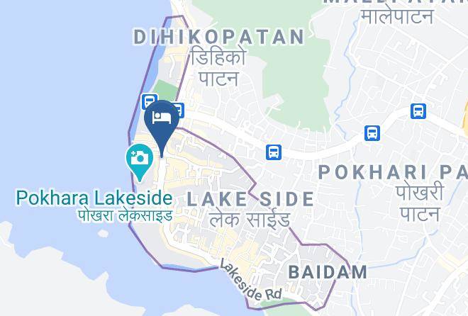 Pokhara - Hotel Meera Maps