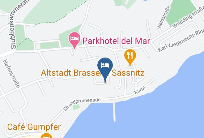 Vorpommern Rugen - Hotel Meeresgrus Maps