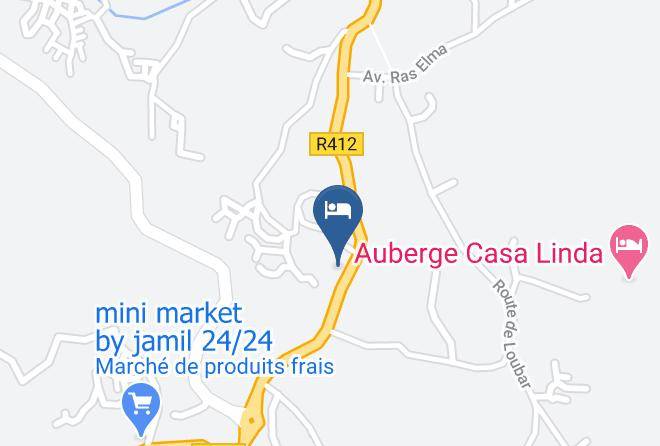 Chefchaouen - Hotel Meftah Maps