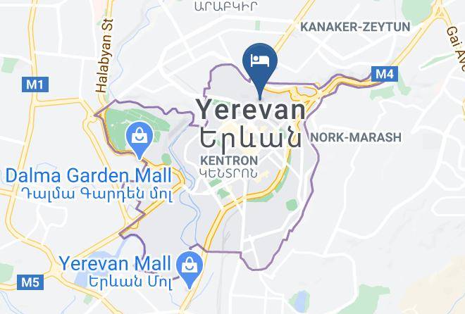 Yerevan - Hotel Meg Maps