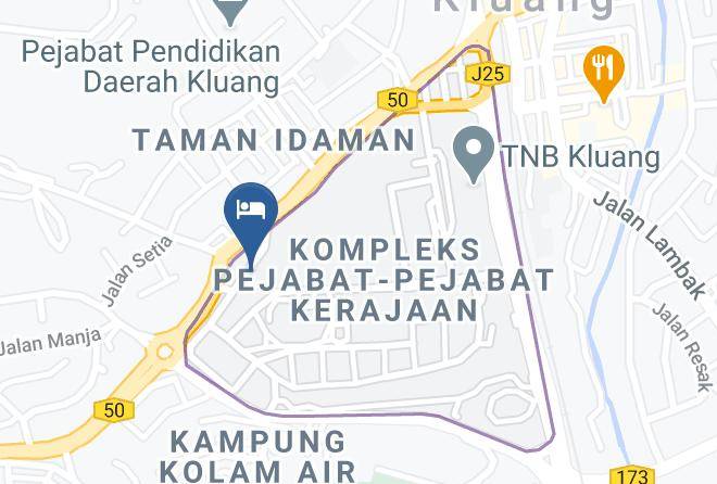 Keluang - Hotel Mega 68 Maps