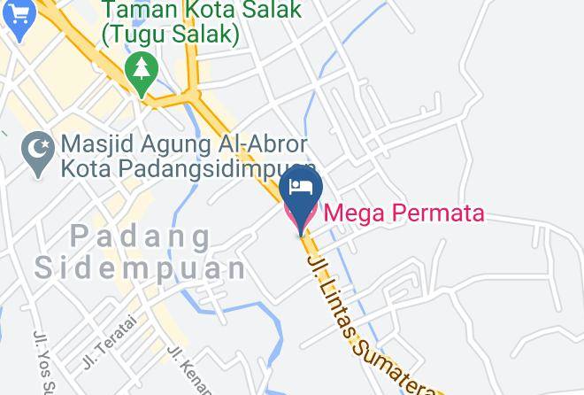 Kota Padang Sidempuan - Mega Permata Hotel Maps