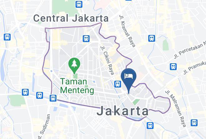 Central Jakarta - Hotel Mega Proklamasi Maps