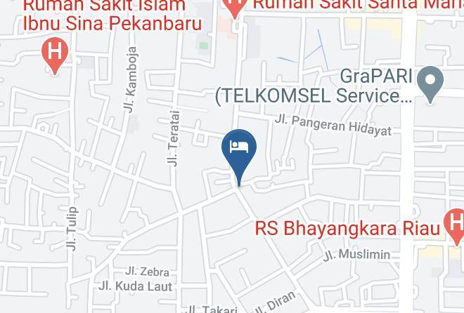 Pekanbaru - Hotel Megara Maps