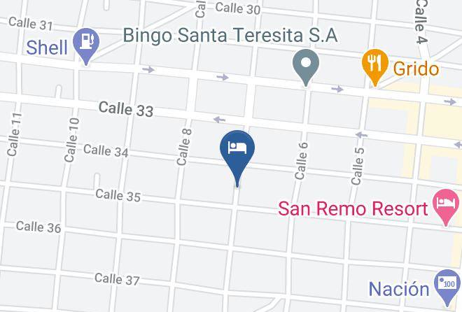 Mar Del Tuyu - Hotel Megaro Maps