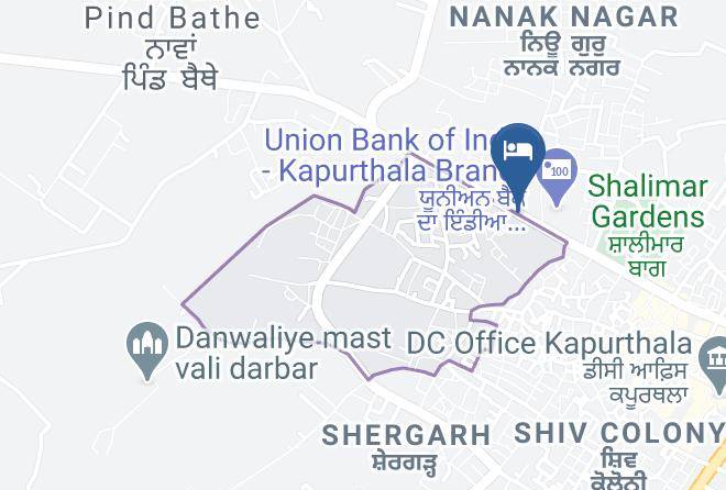 Kapurthala - Hotel Mehak Maps
