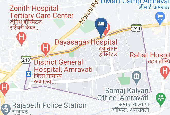 Amravati - Hotel Mehfil Inn Maps