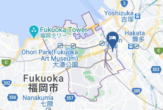 Fukuoka City Chuo Ward - Hotel Mei Maps