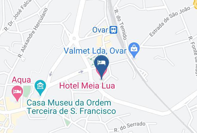 Ovar - Hotel Meia Lua Maps