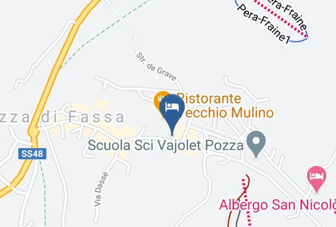 Trento - Hotel Meida Pozza Di Fassa Maps