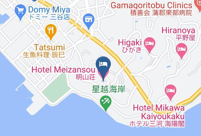 Gamagori City - Hotel Meizansou Maps