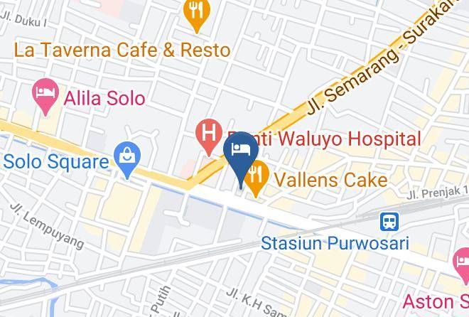 Surakarta - Hotel Mekar Sari Maps