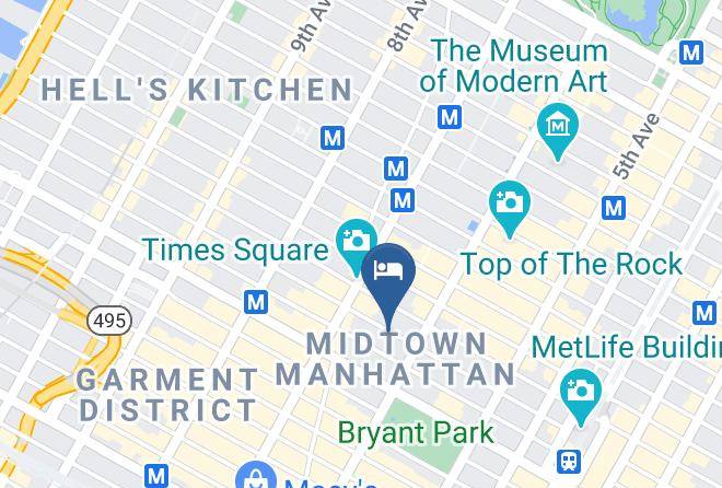 New York - Hotel Mela Times Square Maps