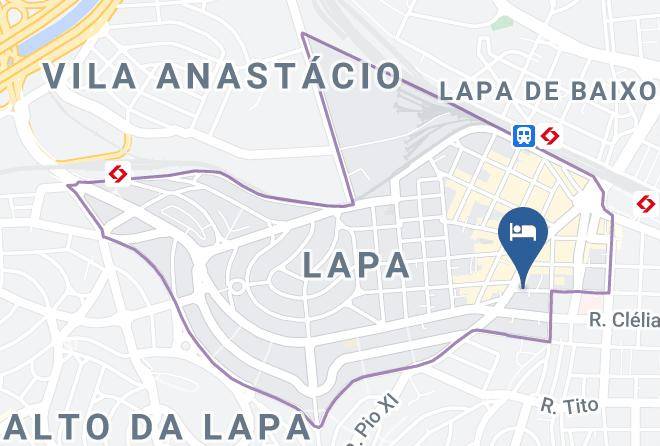 Sao Paulo Lapa - Hotel Melbourne Maps