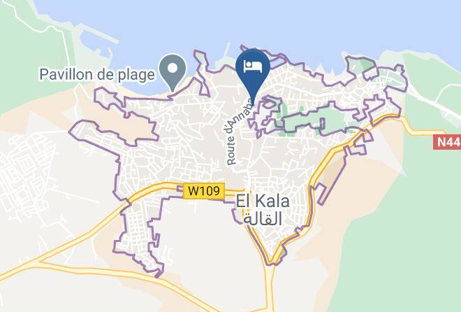 El Taref - Hotel Melegue Maps