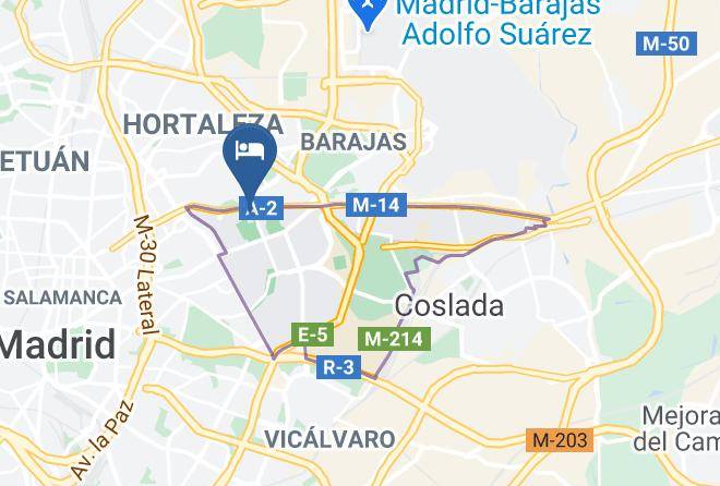 Madrid - Hotel Melia Avenida America Maps