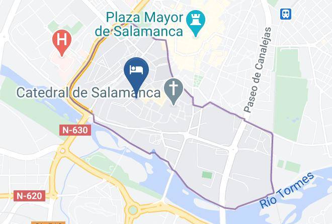 Salamanca - Hotel Melibea Maps