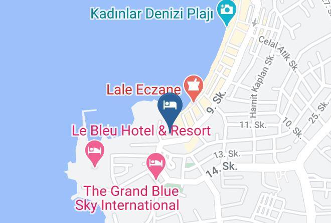 Kusadasi - Melike Hotel Maps