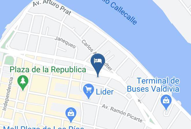 Valdivia Province - Hotel Melillanca Maps