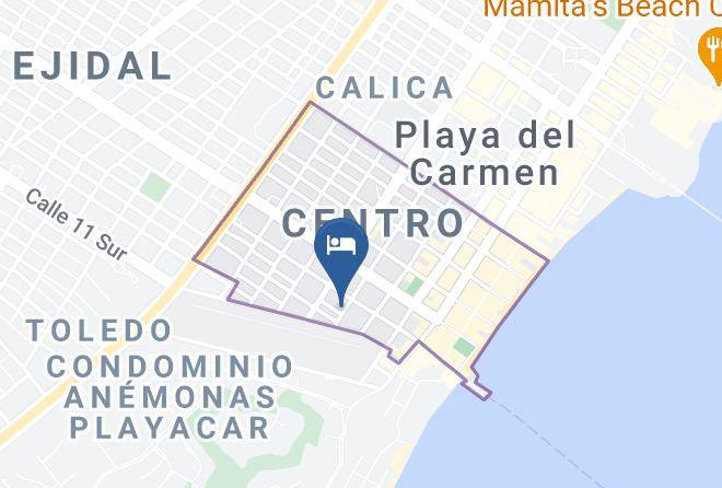 Solidaridad - Hotel Melina Playa Del Carmen Maps
