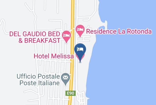 Hotel Melissa Map - Calabria - Crotone