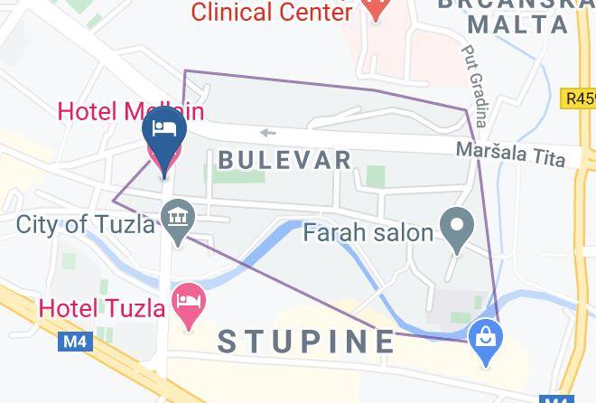 Tuzlanski - Hotel Mellain Maps