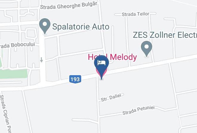 Paulesti - Hotel Melody Maps