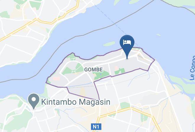 Kinshasa Urban - Hotel Memling Maps