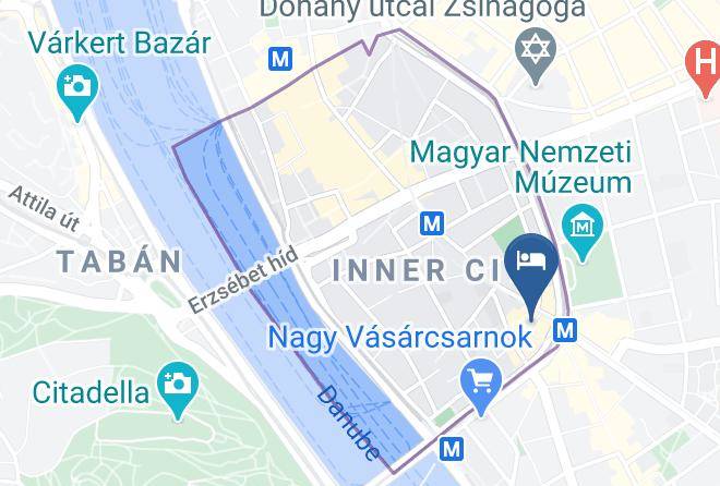 Budapest 5 Kerulet - Hotel Memories Oldtown Budapest Maps