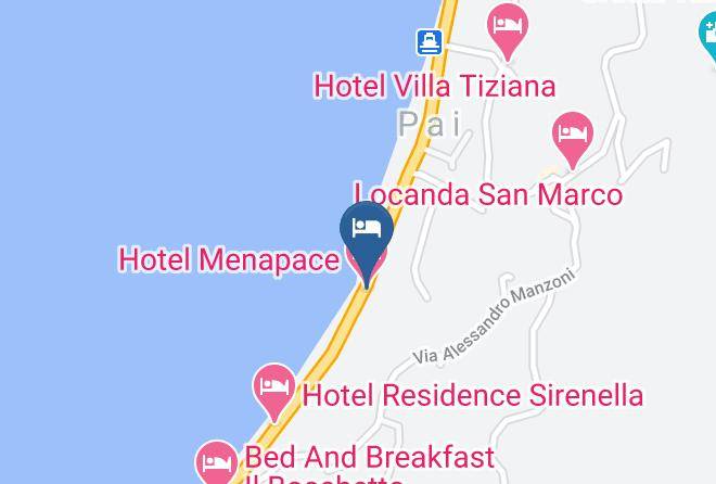 Verona - Hotel Menapace Maps