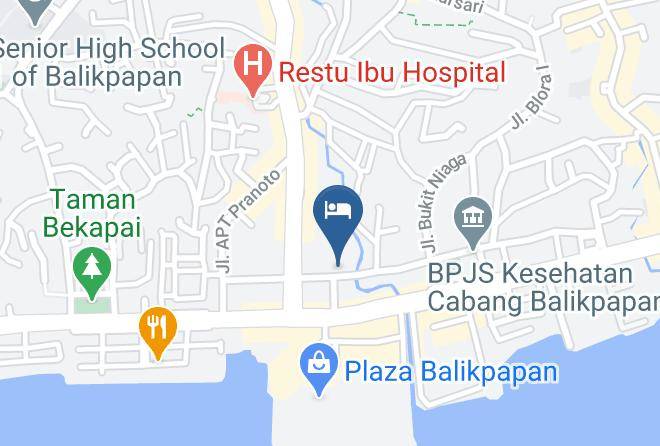 Balikpapan - Hotel Menara Bahtera Maps