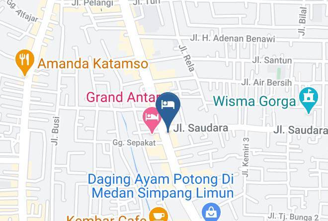 Hotel Menara Lexus Map