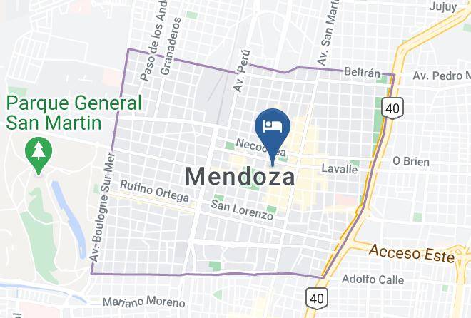 Mendoza - Hotel Mendoza Maps