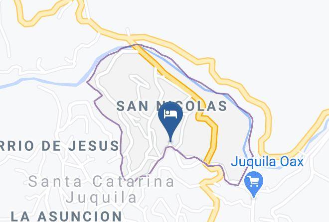 Santa Catarina Juquila - Hotel Mendoza Maps