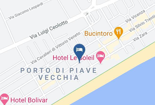 Hotel Menfi 3 Stelle Jesolo Map