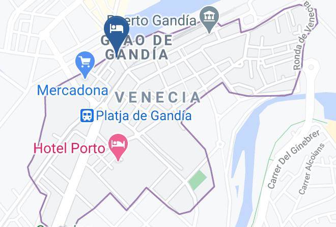 Valencia - Hotel Mengual Maps