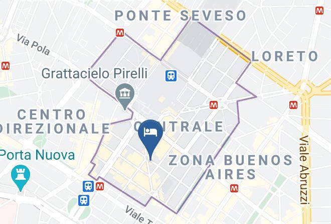 Milan - Hotel Mennini Maps
