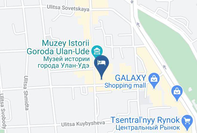 Ulan Ude - Hotel Menshikov Maps