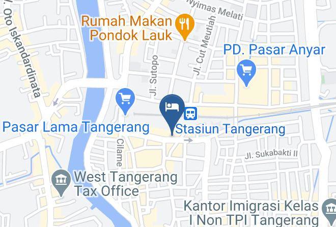 Kota Tangerang - Hotel Mentari Pasar Lama Maps