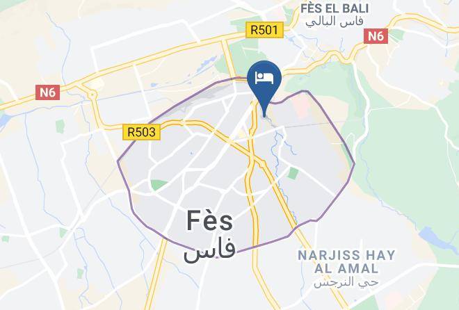 Fez - Hotel Menzeh Zalagh Maps