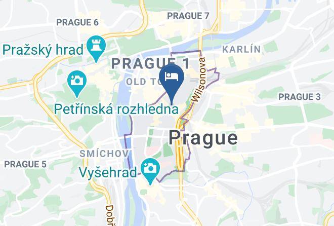 Prague - Hotel Meran Ubytovani Praha Maps