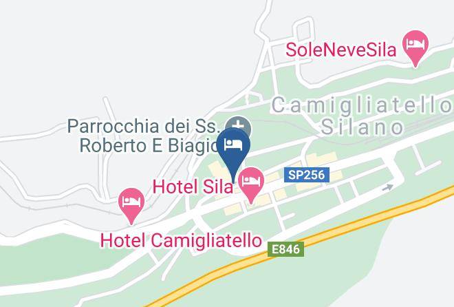 Cosenza - Hotel Meranda Maps