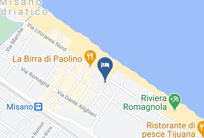 Rimini - Hotel Merano Maps