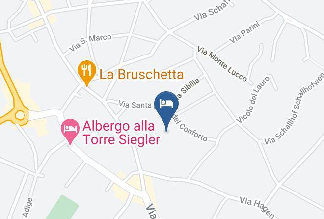 Bolzano - Hotel Merano Zea Curtis Maps