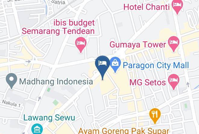 Kota Semarang - Hotel Merbabu Maps